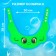 Chin for children "frog", protective, for bathing, green color