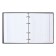 Notebook on rings of 80 sheets in a Blueprint cage, with a shift block, a solid cover, glossy lamination, block 60 g/m2