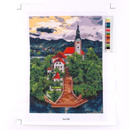 Diamond mosaic 30 × 40 cm, (partial filling) "Tallinn"-1