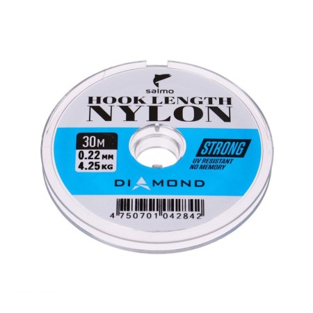Monophile Salmo Diamond Hook Length Nylon, diameter 0.22 mm, Test 4.25 kg, 30 m-1