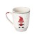 Porcelain shade mug "Festive commotion. Gnome Bim ", 340 ml, white color