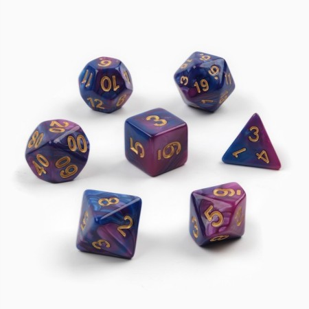 Cubes set for D&D (Dungeons and Dragons, DND) "Game time", Series: D&D, 7 pcs-1