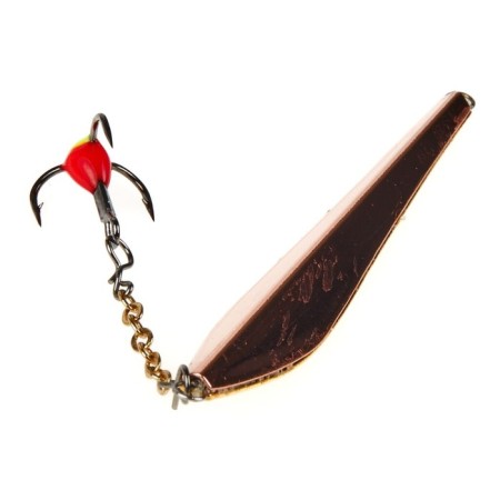 Vertical Winter Lucky John Double Blade with a chain and a tee, 5.5 cm GC blister-1