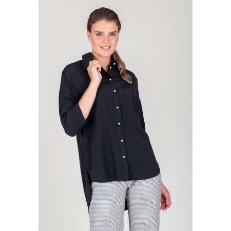 Blouse-tuniki female, size 44, black color