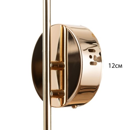 Lamp "bend" LED 16W 3000k gold 26x11x82 cm-4