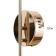 Lamp "bend" LED 16W 3000k gold 26x11x82 cm
