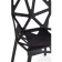 Plastic stool One PC-015 Metal/plastic, black 55x56x80 cm