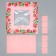 Box for sweets, confectionery packaging, 9 cells, “tulips”, 14.7 x 14.7 x 3.5 cm