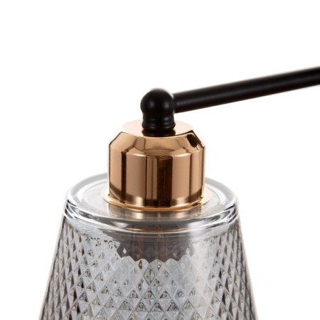 Adele chandelier 2x40W E27 Black/gold 45x12x25cm-7