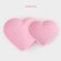 Menzhitsa "Heart", 2 sections, 27 × 17 cm, color mix