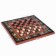 Board game 3 in 1 "Flowers": chess, checkers, backgammon, wood 50 x 50 cm