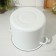 Pan without a decolle, 5.5 l, induction, metal cover, white color