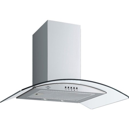 Hood MBS RUTA 150 GLASS, fireplace, 600 m3/h, 3 speeds, 50 cm, glass/silver