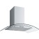 Hood MBS RUTA 150 GLASS, fireplace, 600 m3/h, 3 speeds, 50 cm, glass/silver
