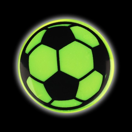 The reflective icon "Football", d = 5.8 cm, color mix-5