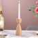 Candlestick, model No. 12, 7 x 17 cm, beech