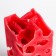 Aromatic decorative candle "openwork", red, 6x6x12 cm, garden berries
