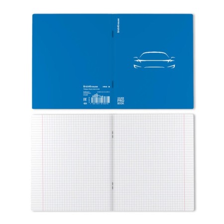 Notebook of 48 sheets in the Erichkrause CoverProbook Mirage, with a plastic cover, blue,-6