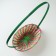 Wicker basket, d25 x 18 x 10/45 cm, white, bamboo