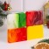 New Year. A set of soap 4 pcs "An apple with cinnamon, fructas, honey mood, blueberry jam"