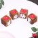 Summarks for the interior "Home", Color: "Mokko", 4 pieces, 6x6x6 cm, cherry aroma