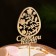 Topper "Bright Easter, Egg", on a suspension, Golden Gold beautifully