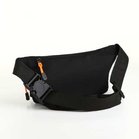 Lightning waist bag, 3 outer pockets, green/black color-3