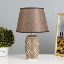 Camila table lamp E14 40W Coffee-white 22x22x35 cm Risalux