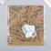 Scrapbooking paper craft "Elegant branches" density 180 g 15.5x17 cm