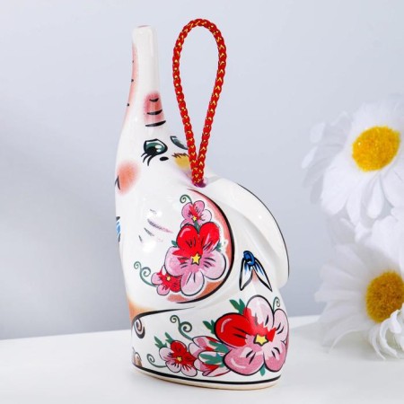Souvenir bell "Elephant. Above the nose", 10 cm, mix-2