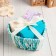 Set of terry decorative napkins Ethel "heart" 30x30sm-4pcs, color blue, 100% cotton