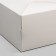 Box under a bento-port without a window, white, 14 x 14 x 8 cm