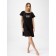 Night shirt female diva, size 54, black color