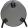 Pouffer "Charlie 3", 400 × 400 × 450 mm, artificial wool Cardif 20, dark gray color