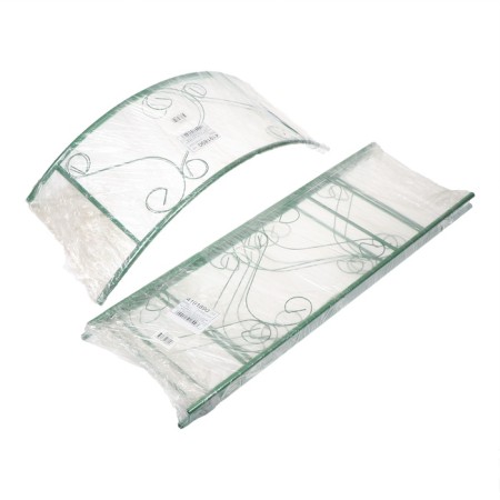 Sadovaya arch, collapsible, 240 × 120 × 36 cm, metal, green, "bindter"-8