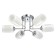 Olympia chandelier, size 62x19x62 cm, 360W 6xe27 IP 20