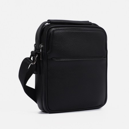 Male bag, black color