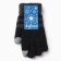 Male gloves, black/gray color, size 10