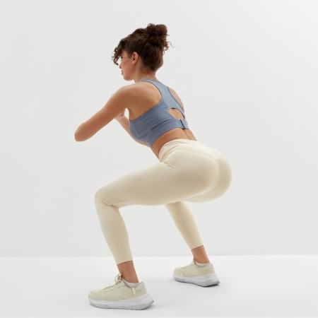 Leggings Sports Minaku: Sportly; White color, rr 46-4