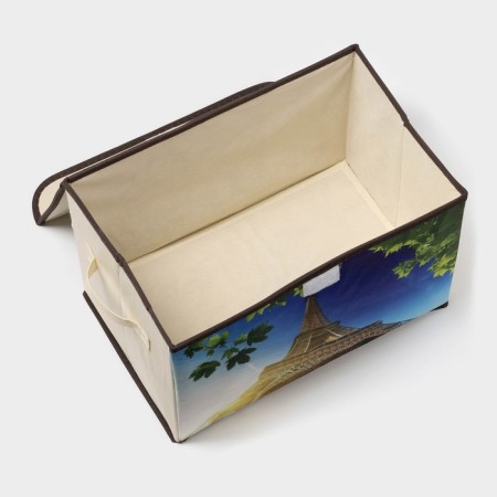Stelly box for storage with the Eiffel Tower lid, 38 × 25 × 24 cm-3