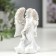 Souvenir Polystone "Angel -girl in a pink wreath - Hope" MIX 5x7.5x4 cm