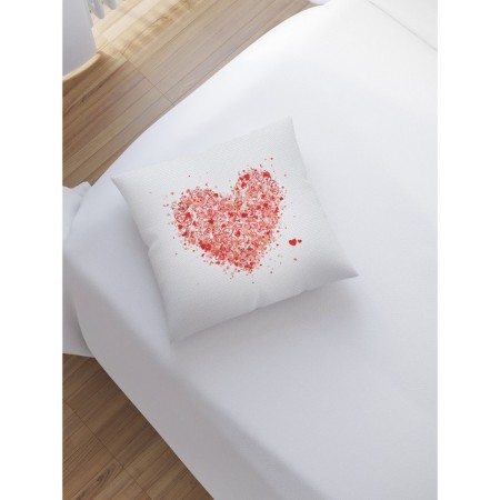 Pillowess decorative "Air Heart", on a zipper, size 45x45 cm-1