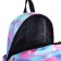 Youth backpack from textiles on lightning, 3 pockets, waist bag, purple color