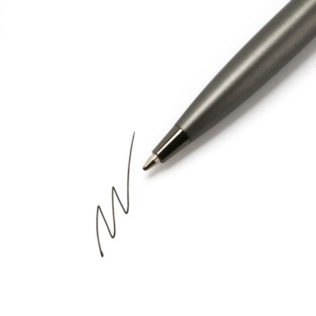 Black paste ball 1.0 mm, metal with the swivel mechanism "Snake"-2