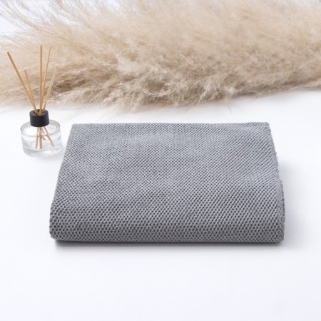Towel Bath Ethel, col. Gray, 82x150 cm, 100% polyester, 300 g/m2