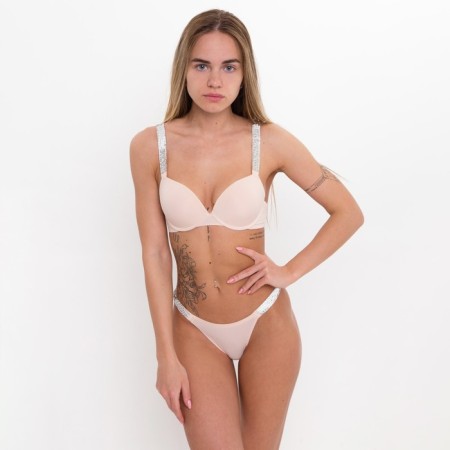 Women's bra in the box, beige color, size 75V-3