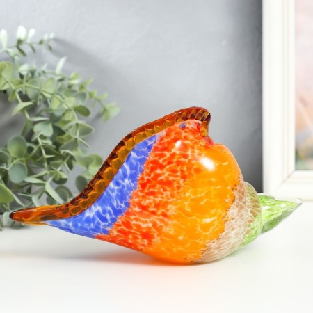 Suvenir glass "Multi -colored sink" under Murano glass 23x9x11 cm-3