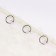 Ring for the cornice, connective, d = 26/30 mm, 10 pcs, silver color