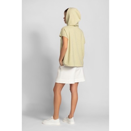 Female blouse, size 50-52, color light khaki-2