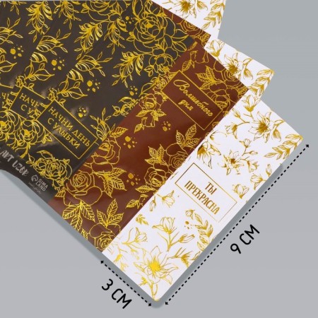 Stick Paper "Budons" embossing 3x9 cm sheet 10x10 cm-1